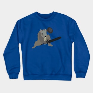 Warrior Squirrel Crewneck Sweatshirt